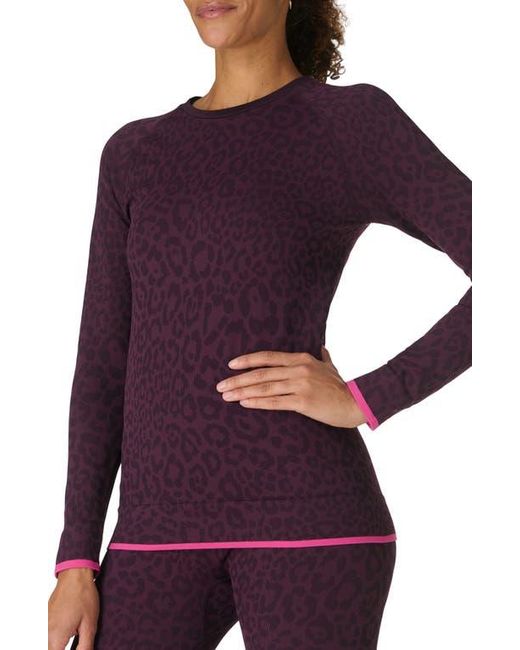 Sweaty Betty Purple Animal Base Layer Top