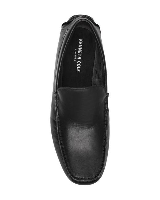 Kenneth Cole Black Theo Moc Toe Driving Loafer for men
