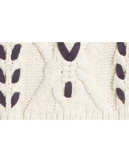 Rails Addy Textured Elbow Sleeve Sweater in White Lyst