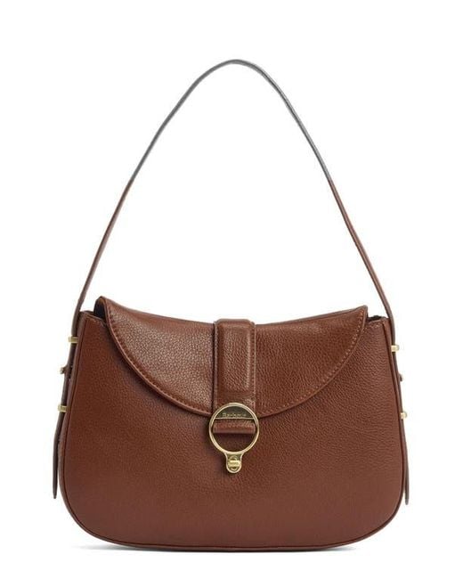 Barbour Brown Alder Leather Sling Bag
