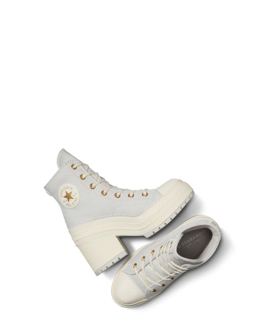 Converse White Chuck 70 De Luxe Block Heel Sneaker
