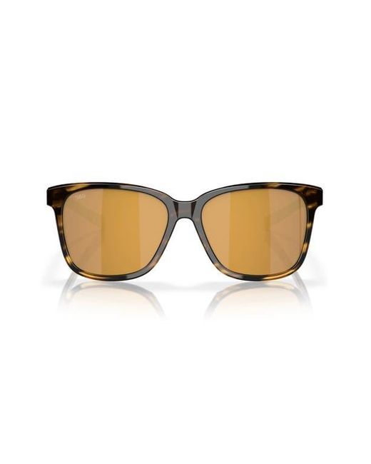 Costa Del Mar Brown Phantos 57Mm Polarized Sunglasses for men