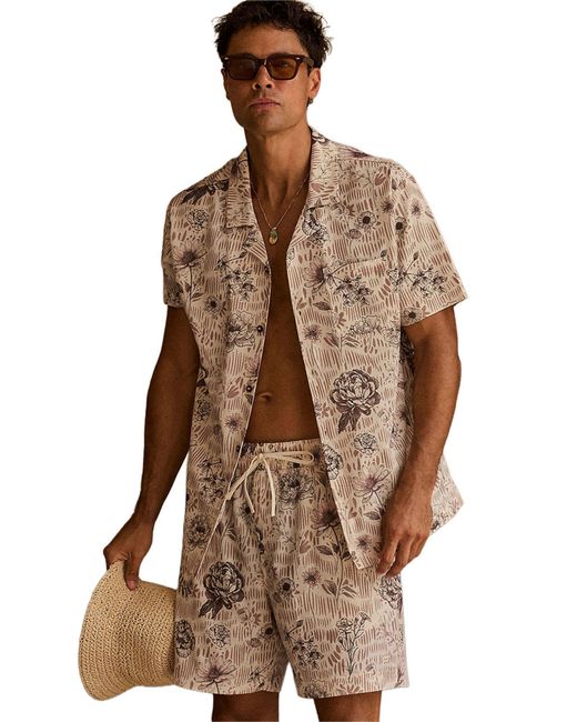 Fabletics Brown The Cabana Button Up for men