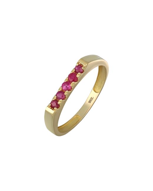 Bony Levy White El Mar 18K Gemstone Stackable Ring