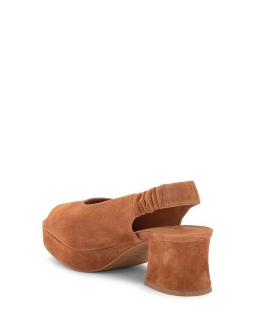 Jeffrey Campbell Brown Extendo Slingback Platform Sandal