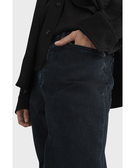 Rag & Bone Black Fit 1 Aero Stretch Skinny Jeans for men