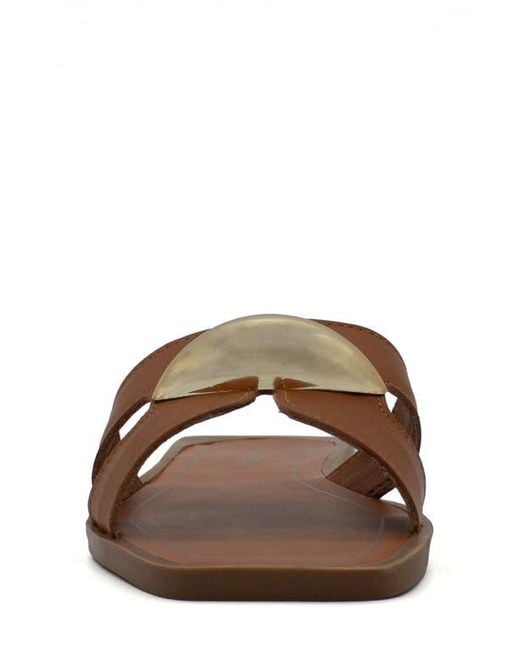 BOTTER Brown Cutout Slide Sandal