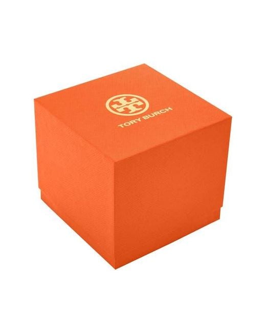 Tory Burch Metallic Oval Watch, One Size