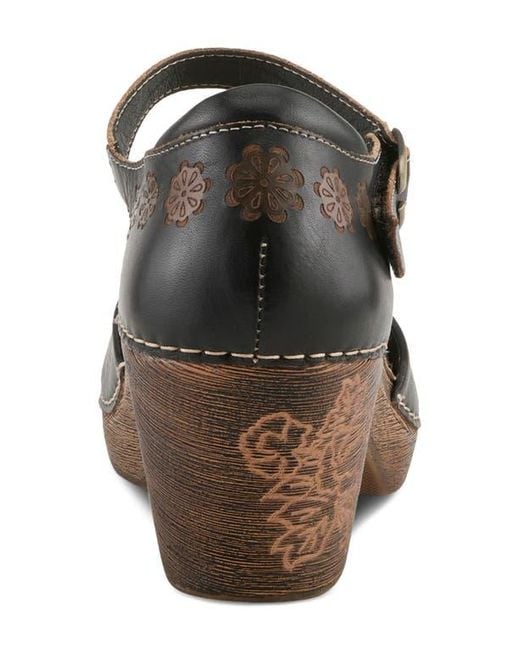 Spring Step Black Bridgitte Clog