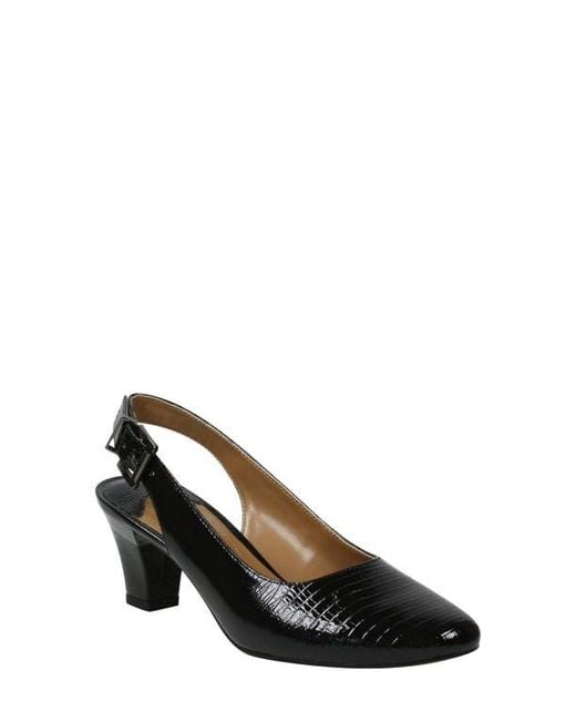 J. Reneé Black Malree Slingback Pump