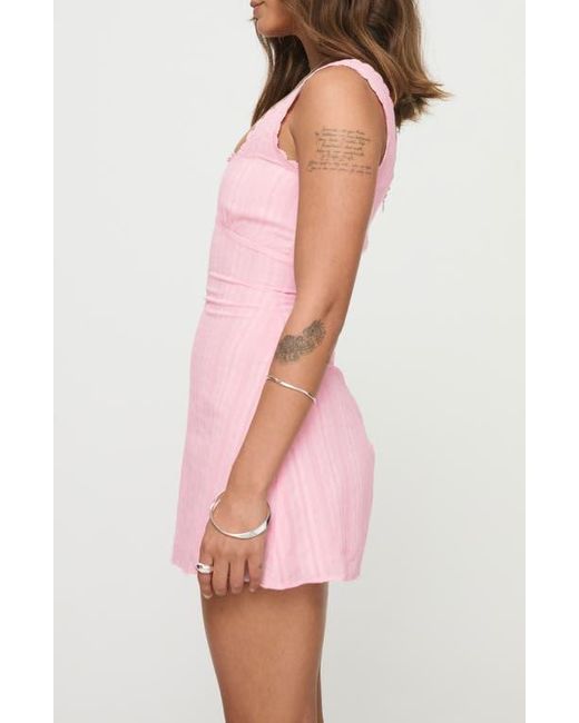 Princess Polly Pink Dasha Fit & Flare Minidress