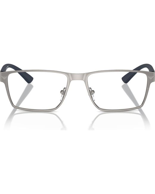 Emporio Armani Multicolor 53Mm Rectangle Optical Glasses for men