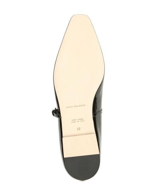 Dear Frances Black Mary Jane Flat