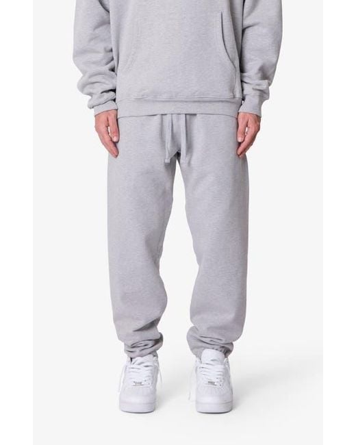 MNML Gray Basic Heavyweight Sweatpants for men