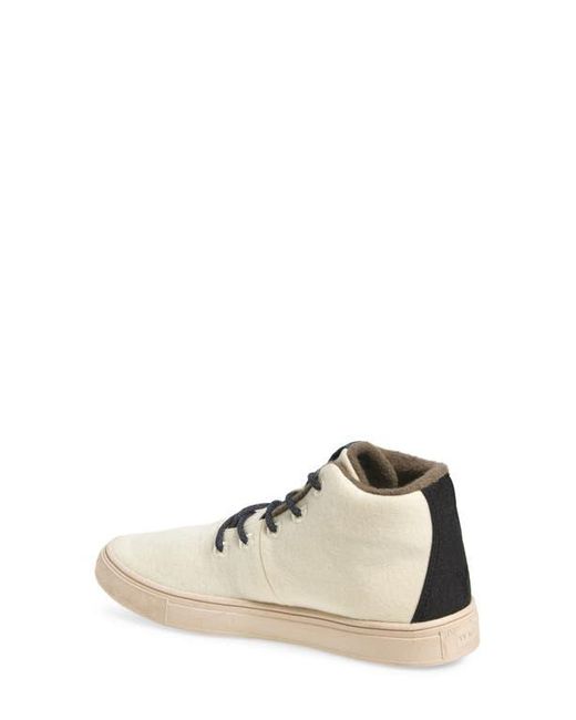 YY Nation White Alto Water Resistant Wool Blend High Top Sneaker
