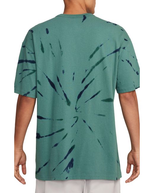 Nike Green Sportswear Premium Essentials Tie Dye T-shirt for men