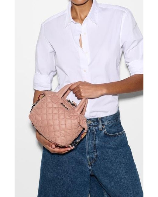 MZ Wallace Pink Micro Sutton Tote