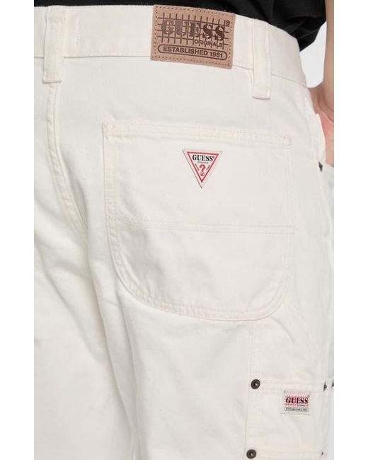 Guess White Go Carpenter Jeans for men