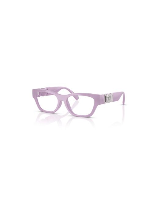 Versace Purple 46Mm Round Optical Glasses
