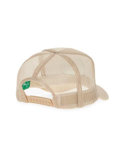 Friday Feelin White Embroidered Patch Trucker Hat