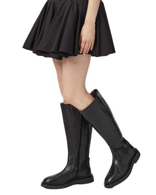AllSaints Black Escher Rider Knee High Boot