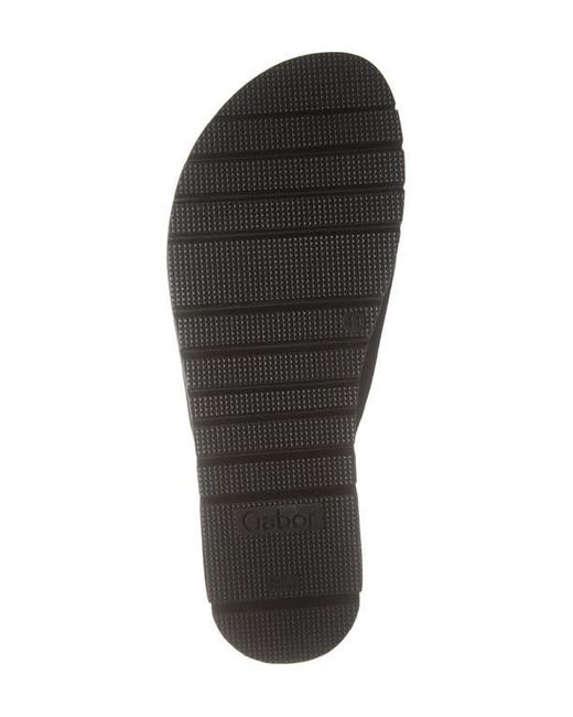 Gabor Black Slide Slide Sandal