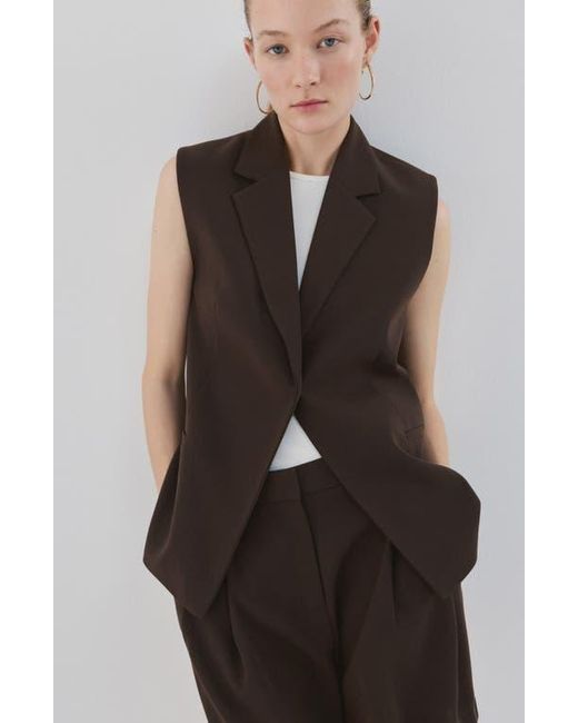 Mango Black Pleated Bermuda Shorts