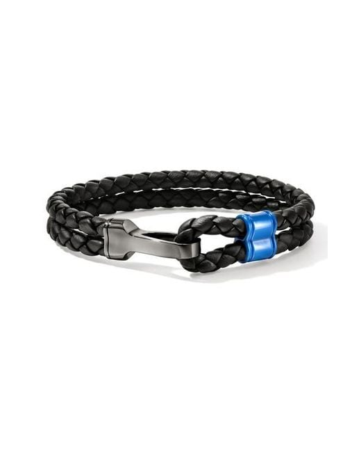 John Hardy Black Double Layer Bracelet for men