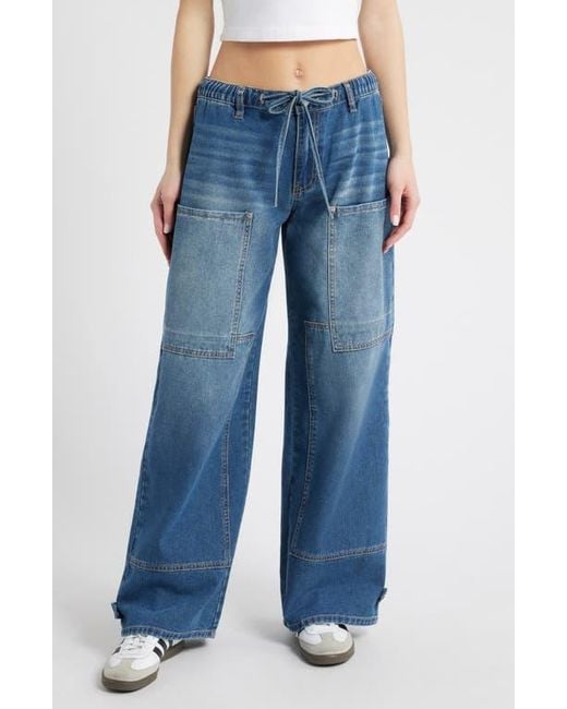 PTCL Blue Sophia High Waist Wide Leg Jeans