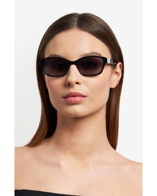 Kate Spade Blue Ayla 53Mm Gradient Rectangular Sunglasses