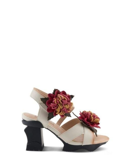 Spring Step Pink Hooked Ankle Strap Sandal