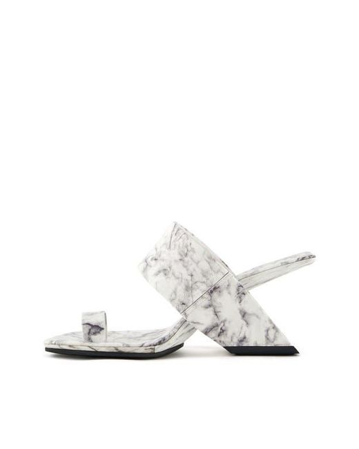 United Nude White Loop Toe Hi Sandals