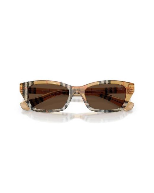 Burberry Brown 52Mm Rectangular Sunglasses