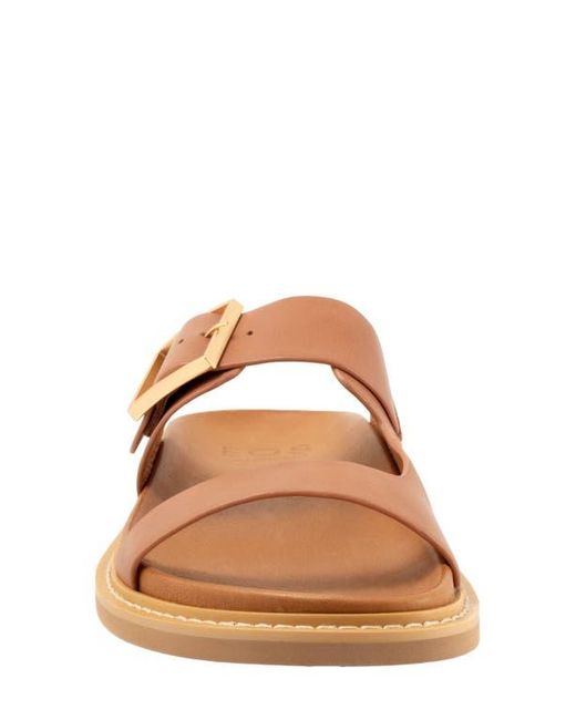 EOS FOOTWEAR Brown Dedra Two-Strap Sandal