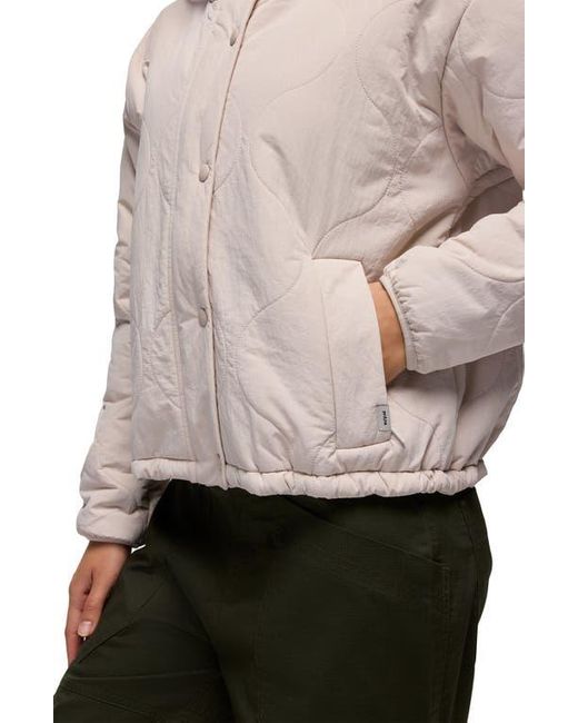 Prana Gray Encinitas Quilted Jacket
