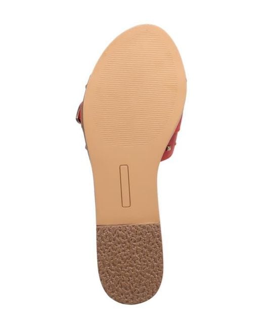 Dingo Red Lariat Slide Sandal