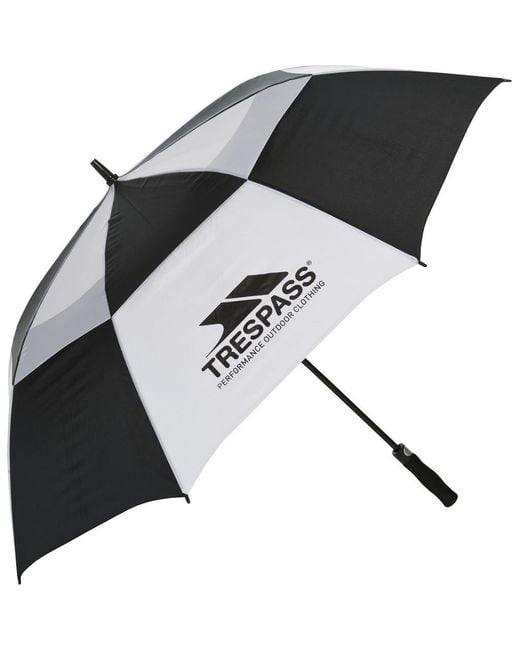 Trespass Black Catterick Automatic Umbrella