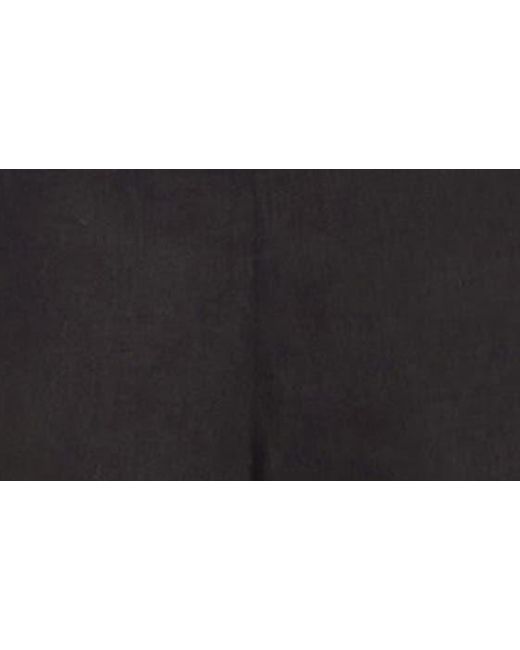 Fifteen Twenty Black Neptune Button Detail Linen Shorts