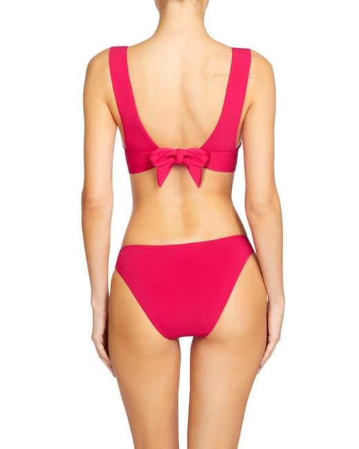 Robin Piccone Red Jane Chain Bikini Bottoms