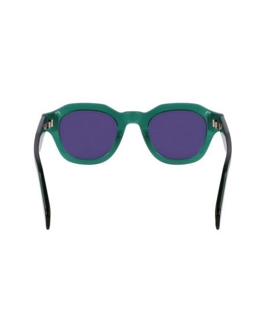 Paul Smith Blue Lyford 48Mm Small Modified Rectangular Sunglasses