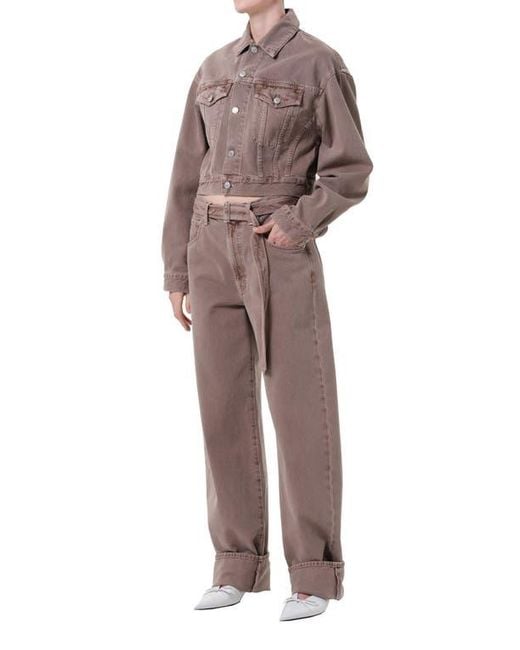 Agolde Brown Radley Jacket