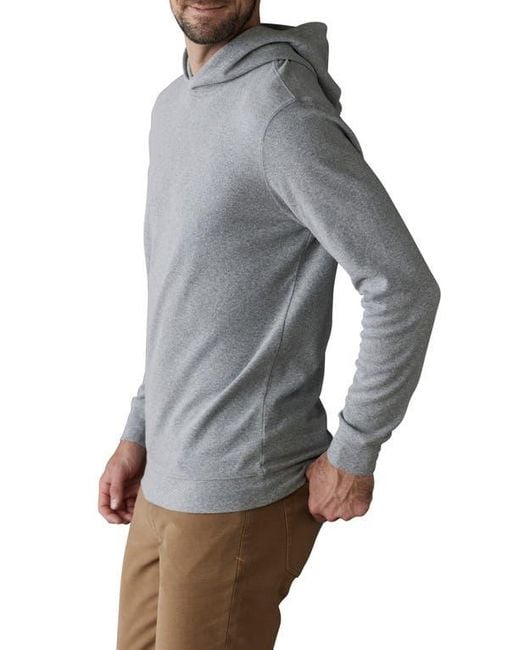 The Normal Brand Gray Puremeso Essential Hoodie for men