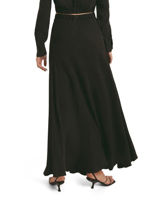 FAVORITE DAUGHTER Black The Classy Maxi Skirt