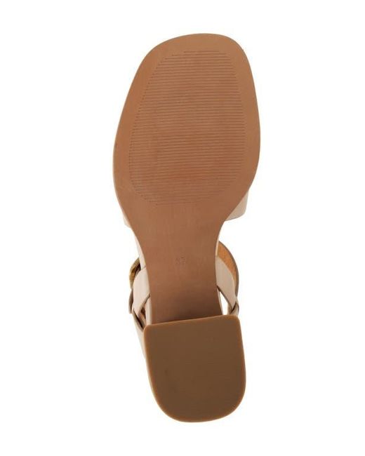 EOS FOOTWEAR Natural Tega Ankle Strap Sandal