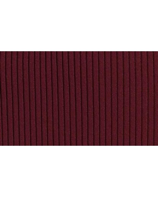 Open Edit Women's Red Rib Long Sleeve Turtleneck Sweater Dress -  www.disolcolor.com