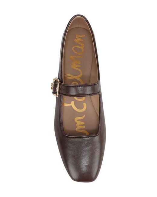 Sam Edelman Brown Michaela Mary Jane Flat