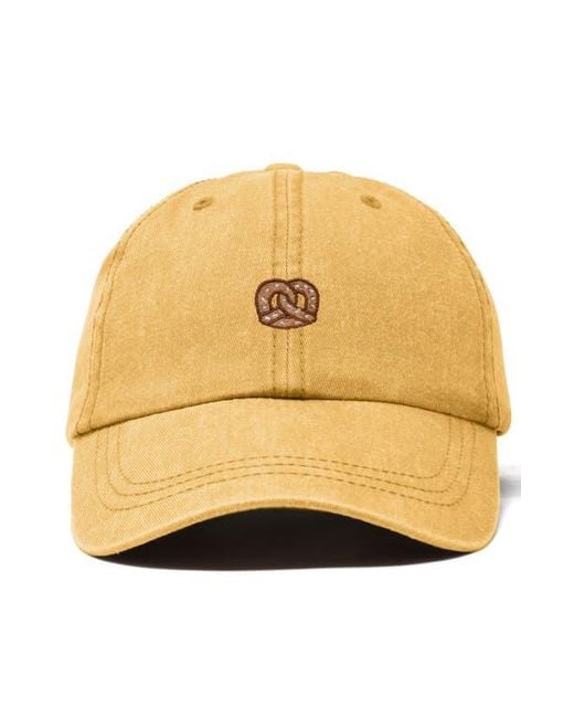 Alix White Pretzel Dad Cap