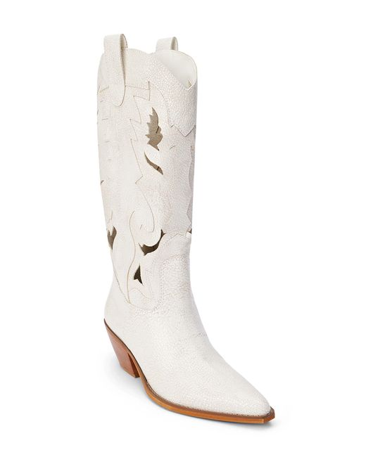 Matisse White Western Boot
