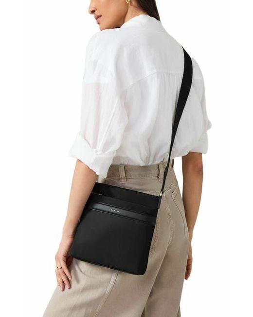 Radley Black Holland Park Ziptop Crossbody Bag