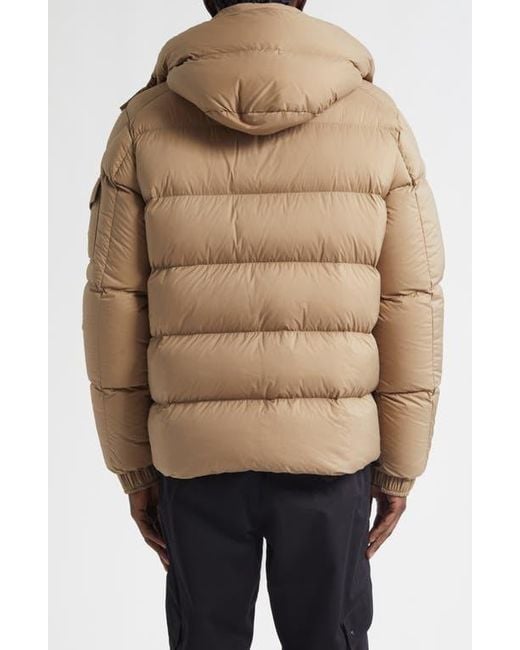 Moncler Natural Maya 70 Hooded Quilted Down Jacket for men